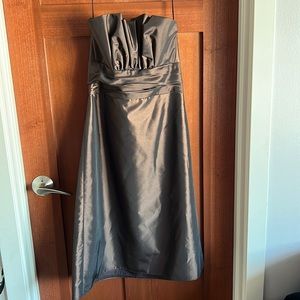 Amsale strapless dress size 4